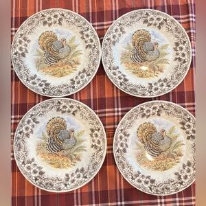 Queens Myott Churchill Thanksgiving dinner plates